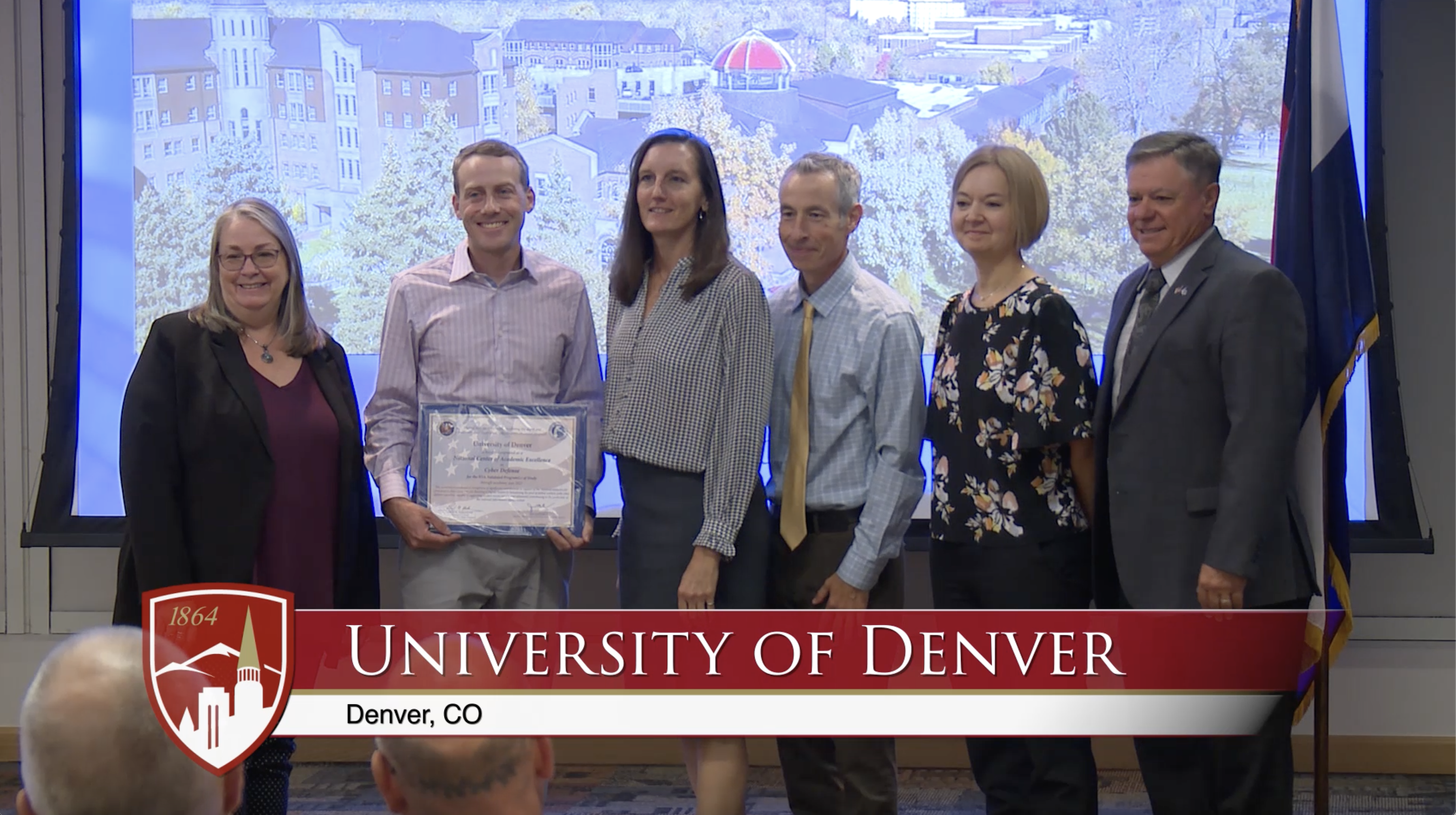 CAE Designation Ceremony at DU